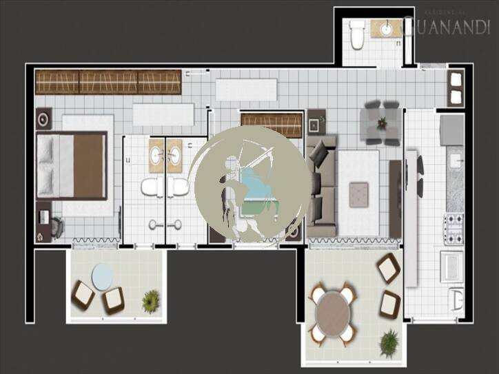 Apartamento à venda com 2 quartos, 77m² - Foto 9